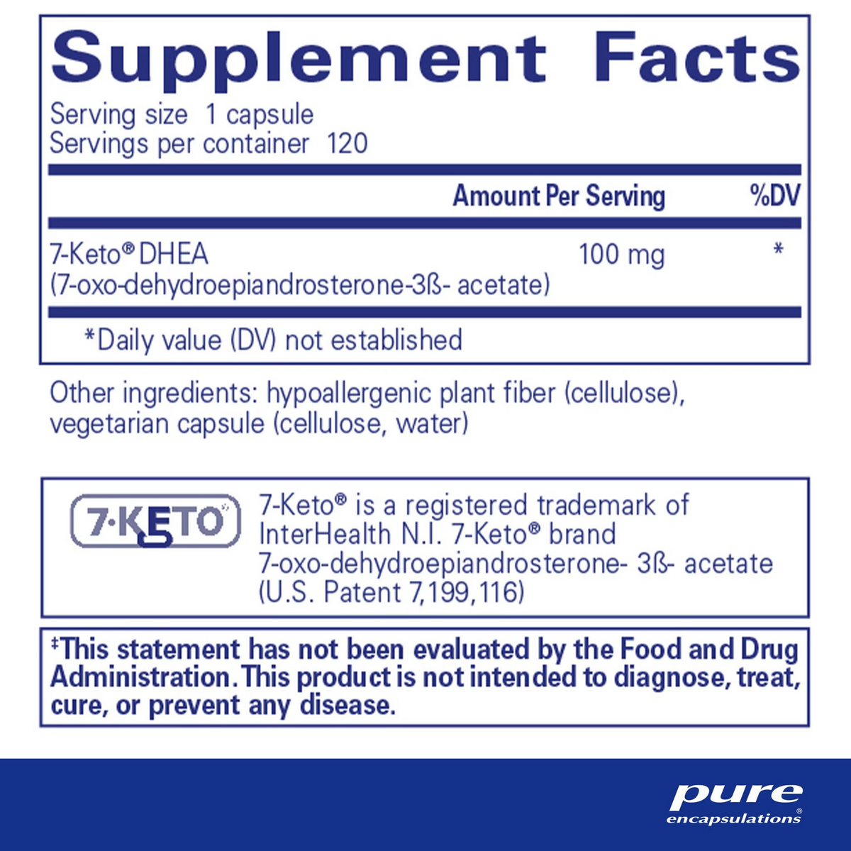 7-KETO® DHEA 25 mg