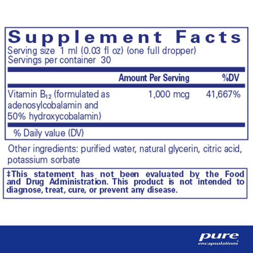 Adenosyl/Hydroxyl B12 Liquid