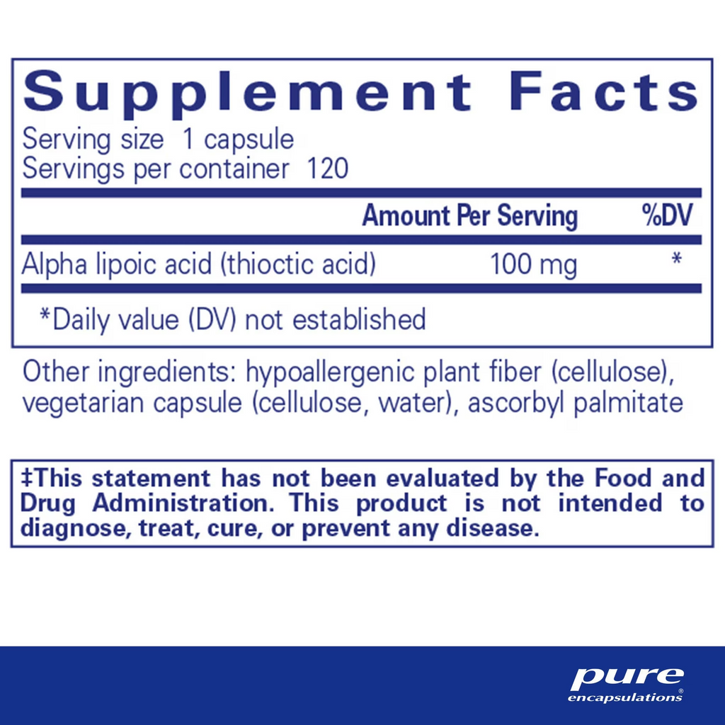 Alpha Lipoic Acid 100 mg