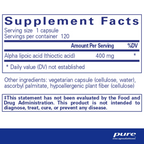 Alpha Lipoic Acid 400 mg