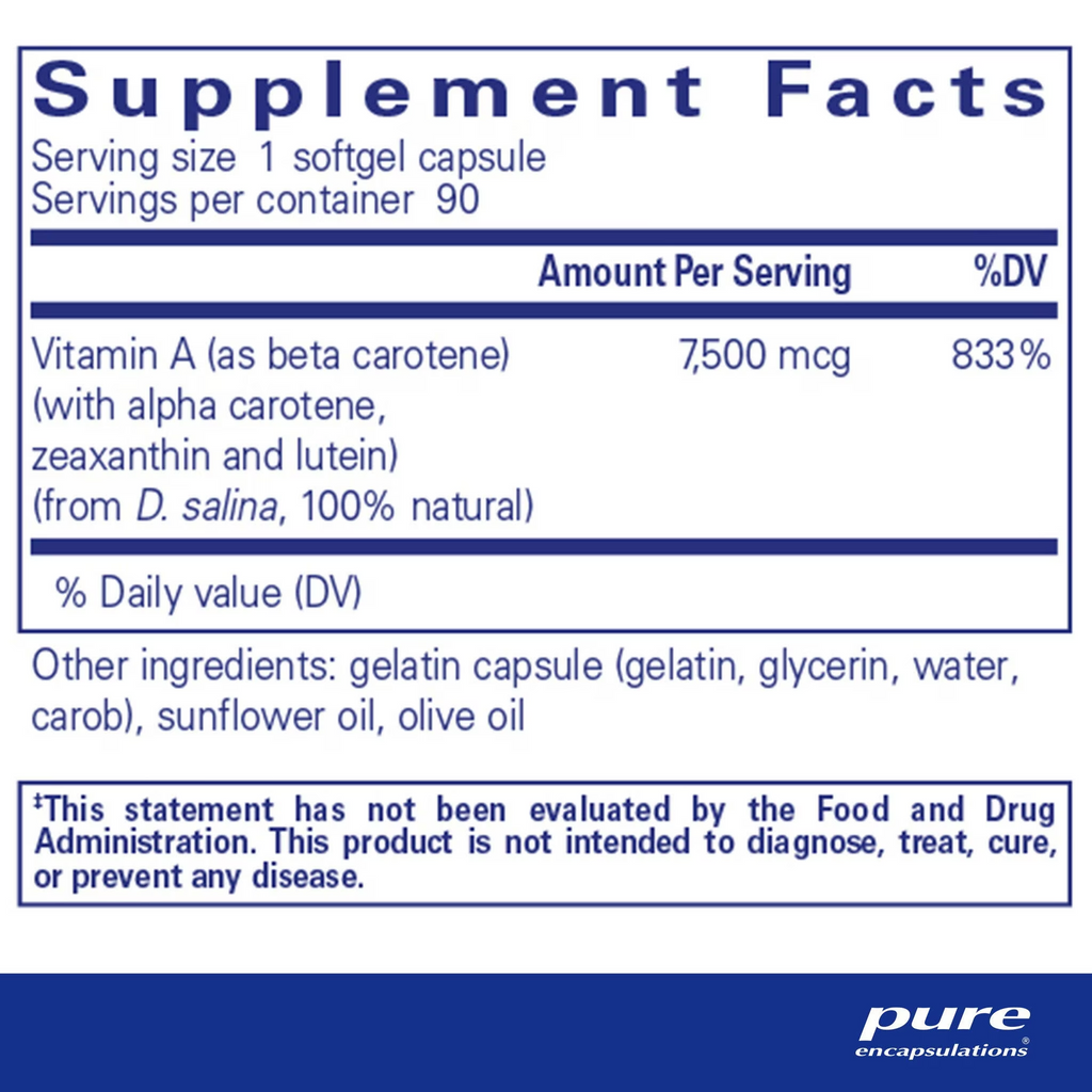 Beta Carotene (with mixed carotenoids)