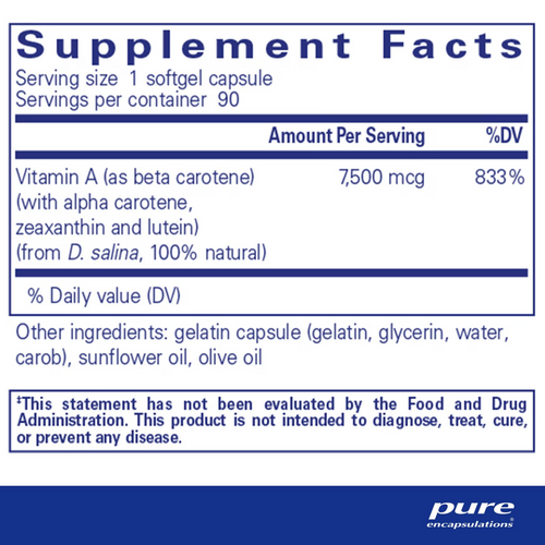 Beta Carotene (with mixed carotenoids)