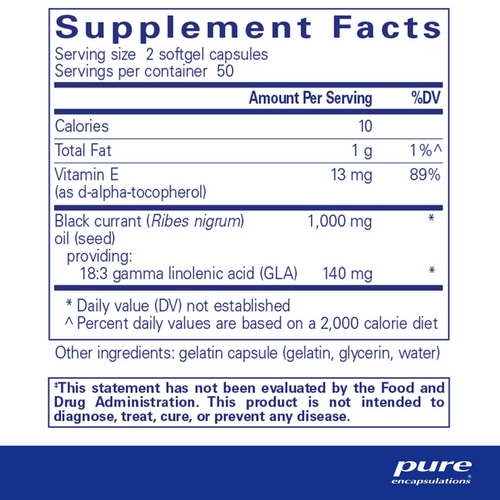 Black Currant Seed Oil