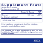 Chromium (picolinate) 500 mcg