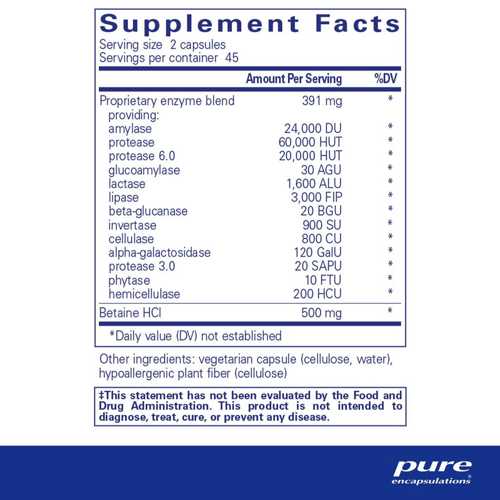 Digestive Enzymes Ultra with Betaine HCl