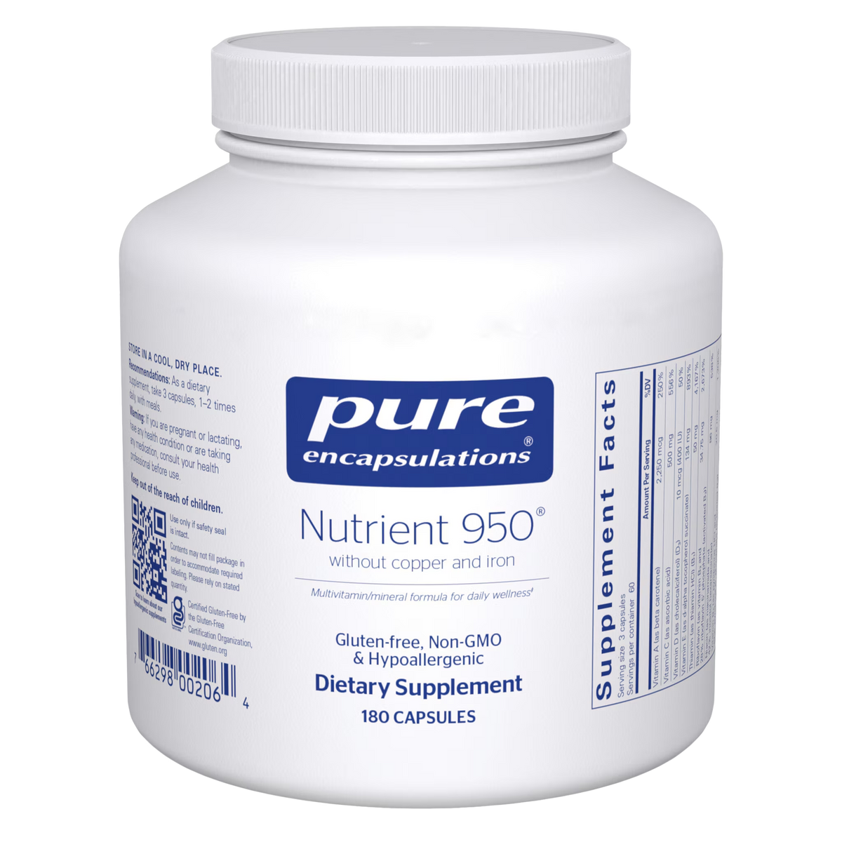 Nutrient 950® without copper and iron