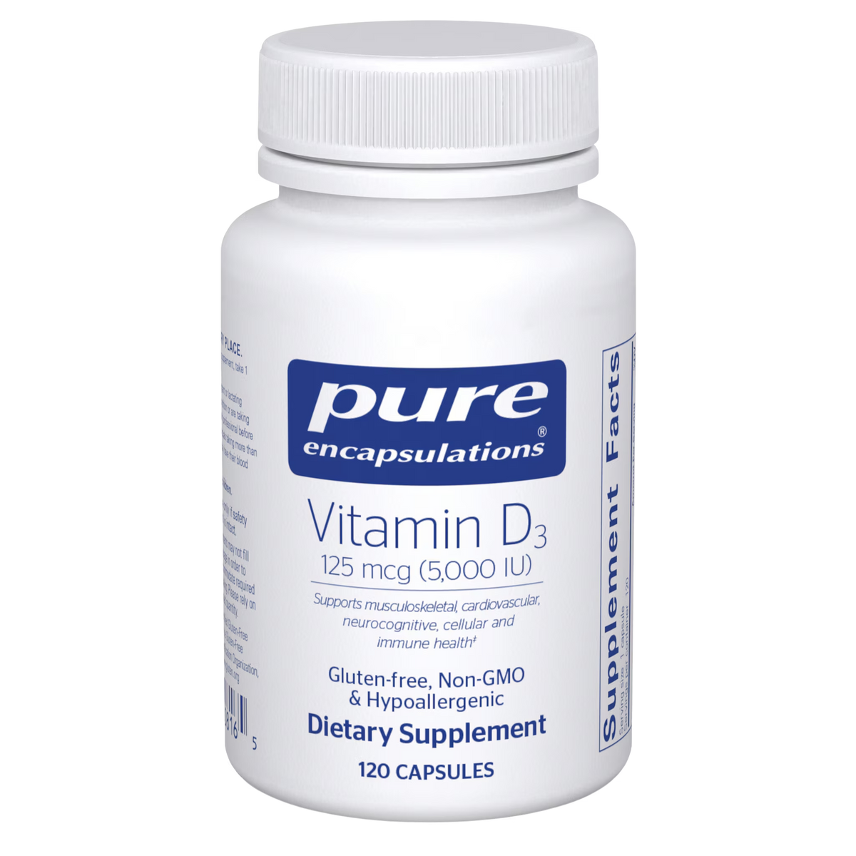 Vitamin D3 125 mcg (5,000 IU)