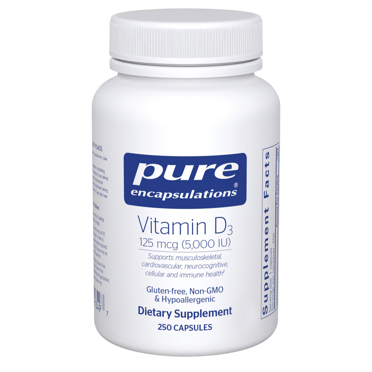 Vitamin D3 125 mcg (5,000 IU)