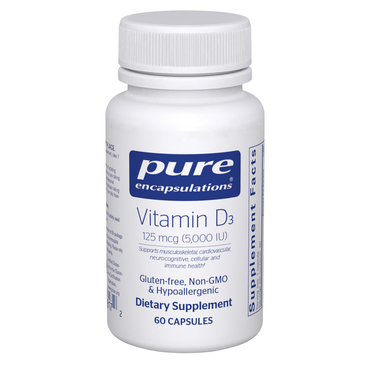 Vitamin D3 125 mcg (5,000 IU)