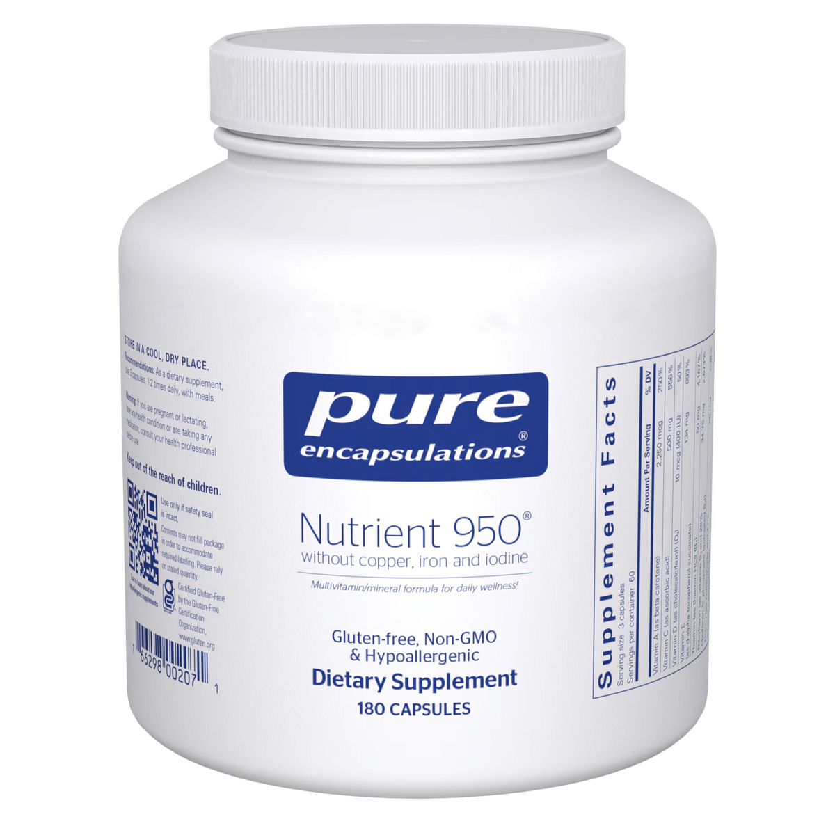 Nutrient 950® without copper, iron and iodine