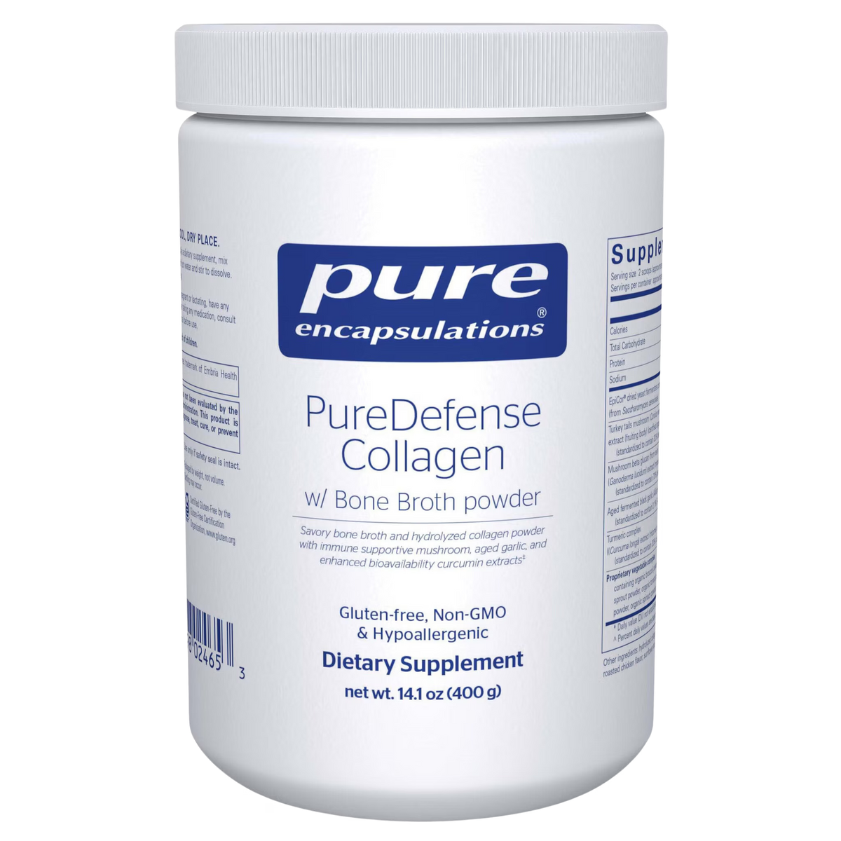 PureDefense Collagen w/ Bone Broth powder