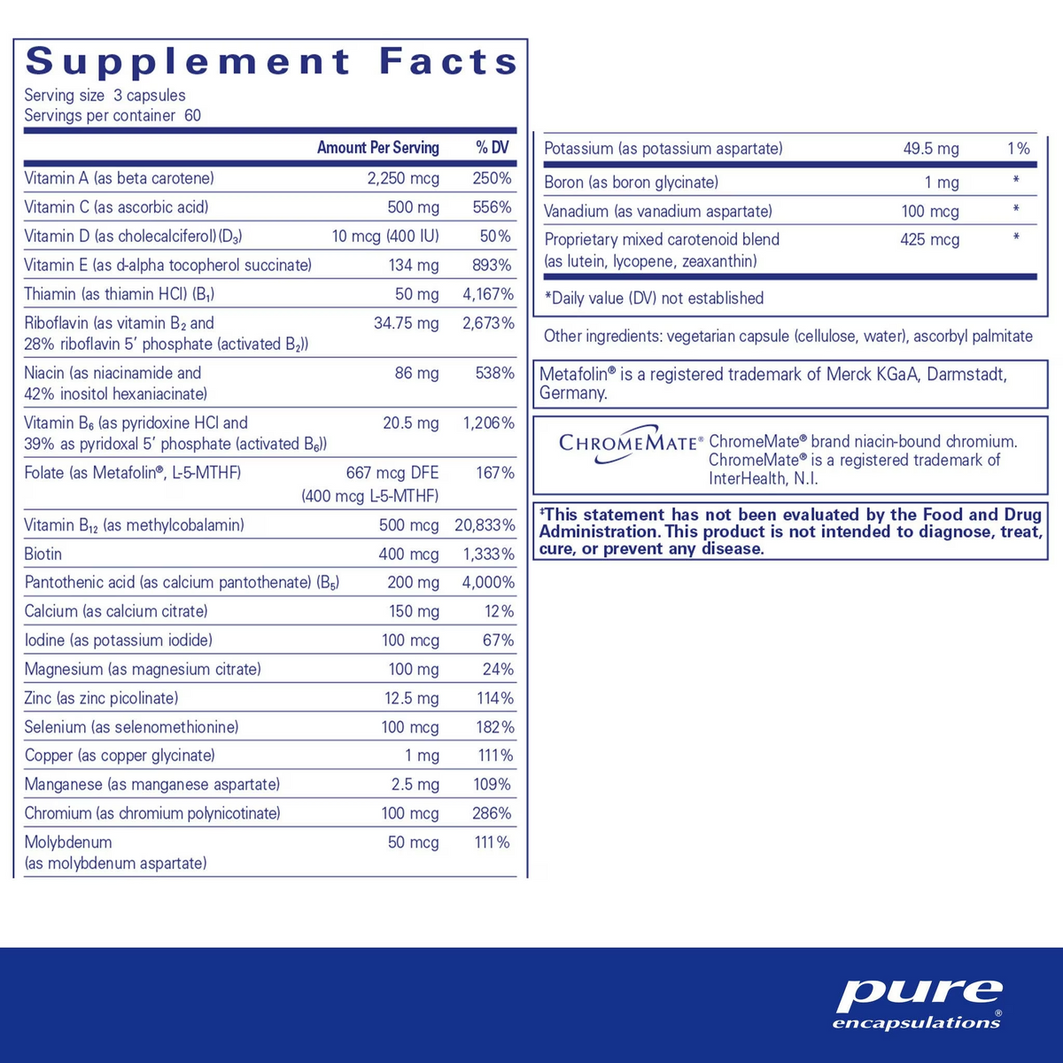 Nutrient 950® without iron