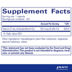 Vitamin D3 125 mcg (5,000 IU)