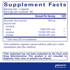 Pancreatic Enzyme Formula
