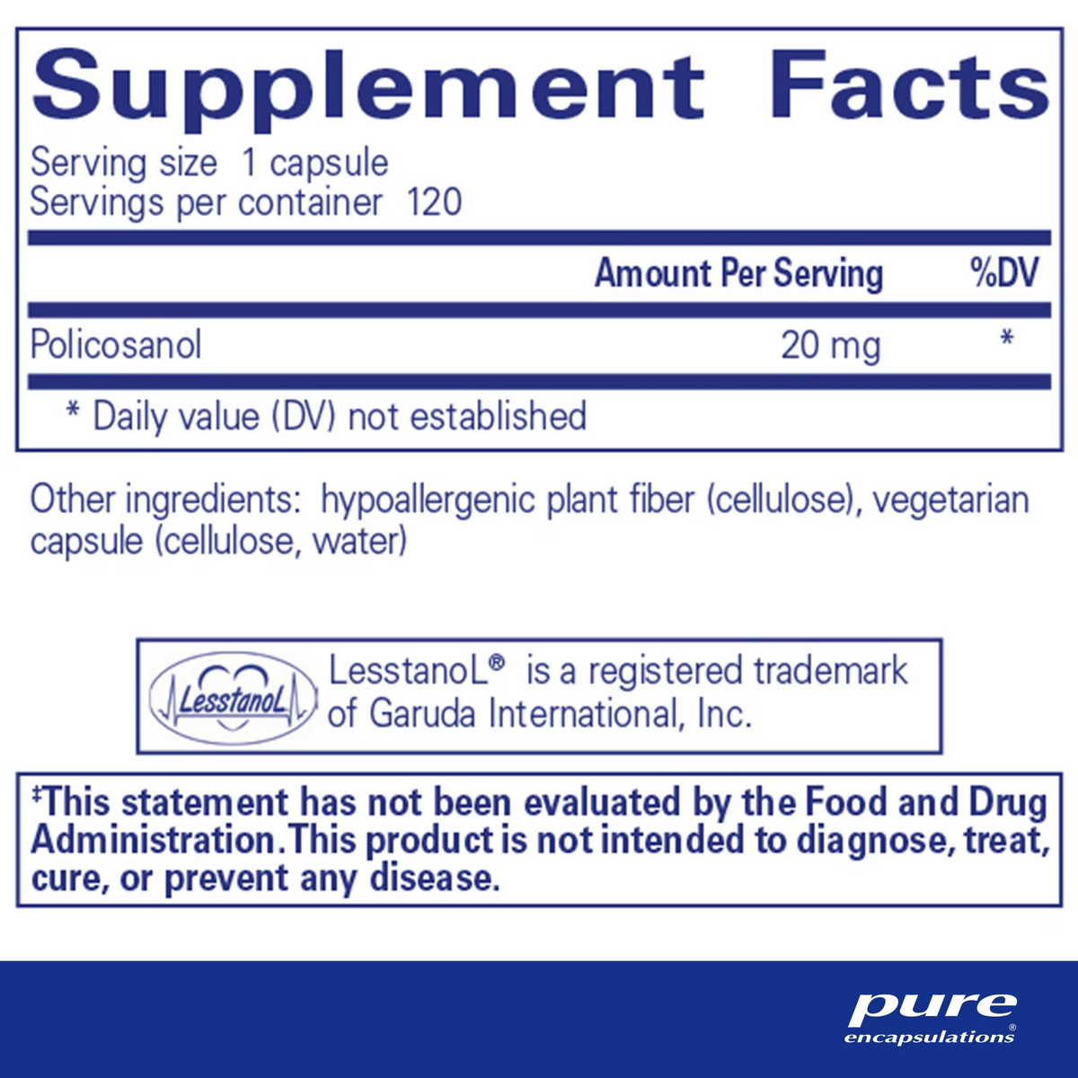 Policosanol 20 mg