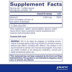 Vitamin A 3,000 mcg (10,000 IU)