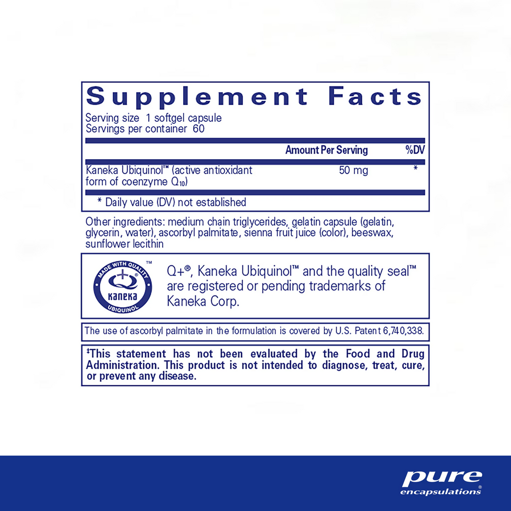 Ubiquinol-QH 50 mg